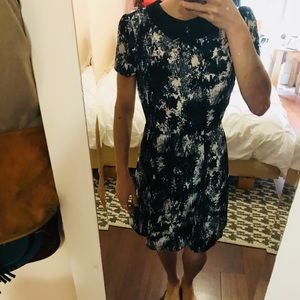 Aqua Peter Pan Collar Dress, Sz S